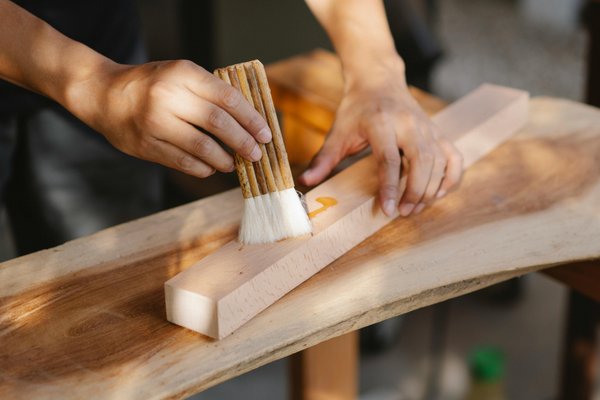 applying premium teak oil finish with professional technique